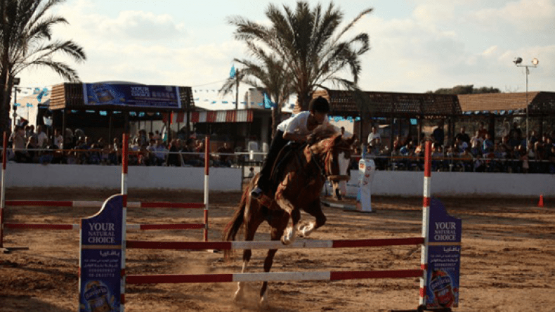 شباب غزة يستعينون بالخيل لكسر “الروتين” وحصار “الصهاينة”