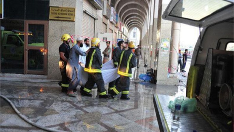 وفاة جزائرية في حريق بفندق بالمدينة المنورة