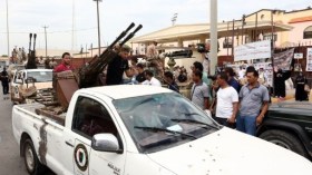 اغتيال رائد بالجيش الليبي في بنغازي