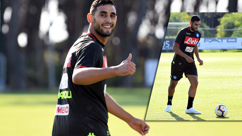 غلام يداعب الكرة بعد سنة من الإصابة