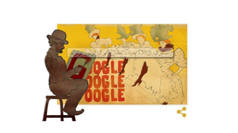 غوغل يحتفل بالذكرى 150 لميلاد الرسام الفرنسي هنري تولوز لوتريك