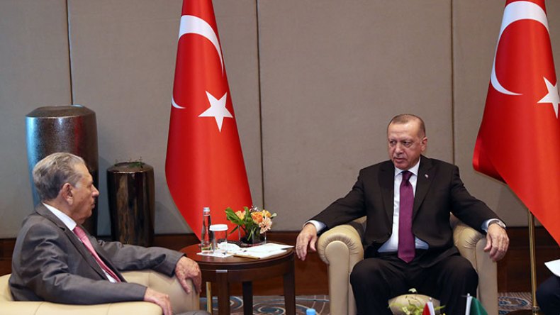 أردوغان يستقبل قوجيل وشنين