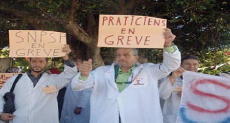 Santé: les médecins spécialistes “déterminés” à poursuivre leur action de protestation