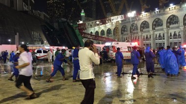 Chute d’une grue à La Mecque: un hadji algérien décédé et 16 autres blessés