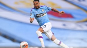 محرز هو سادس مهاجم في مانشستر سيتي من حيث المشاركة