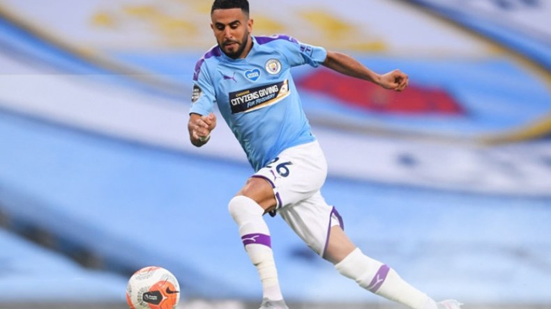 محرز هو سادس مهاجم في مانشستر سيتي من حيث المشاركة