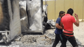 القنصلية الأمريكية متّهمة بتدبير أعمال الحرق والتخريب في البصرة