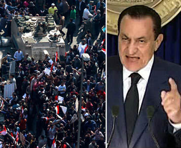 Égypte : 100 000 manifestants réclament le jugement de Moubarak