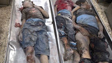 Les martyrs palestiniens entassés dans des frigos !