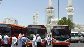 احتراق حافلة للحجاج الجزائريين بالمدينة المنورة