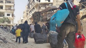 إجلاء مقاتلي المعارضة السورية وعائلاتهم من حلب