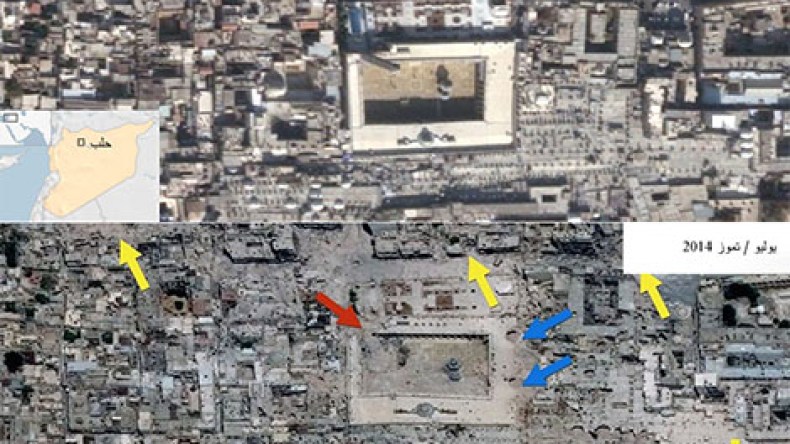 صور الأقمار تكشف الدمار الذي أصاب إرث سوريا الحضاري