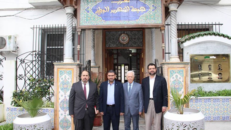 وفد من حركة حماس لدى ولد عباس