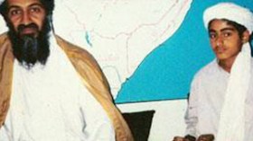 حمزة بن لادن يخلف والده