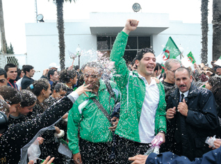 Hearty welcome for Algeria handball team