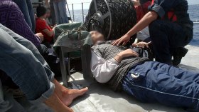 مصرع طفل في احتراق قارب “حراقة” بوهران