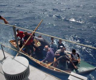 17 émigrants clandestins secourus au large d'Oran
