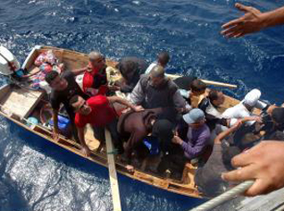 Call phone saves 8 illegal immigrants from death