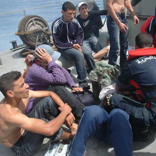 18 candidats à l’émigration clandestine arrêtés au large d’Annaba