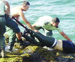 Des jeunes harragas arrivent en Italie à bord d’un jet Ski volé