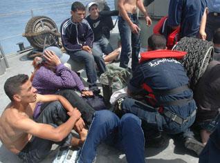 36 émigrants clandestins arrêtés au large des côtes algériennes