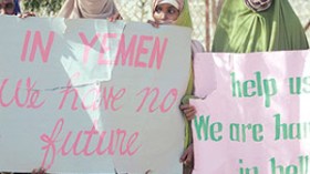 تعري لاجئات صوماليات أمام مفوضية اللاجئين باليمن