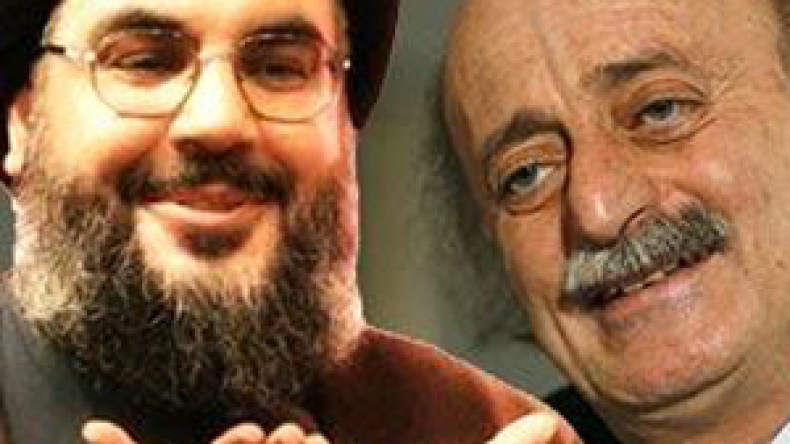 لقاء مصالحة بين نصر الله وجنبلاط