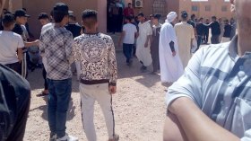 احتجاج جامعيين بسبب تأخر نتائج مسابقة توظيف بحاسي الرمل