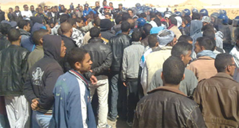 Les jeunes chômeurs de Ouargla montent au créneau!