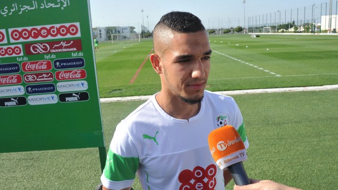 بن طالب: لا نخشى أحدا والجزائر ستقول كلمتها في المونديال