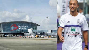 Que fait Hanni à l’aéroport de Bruxelles?