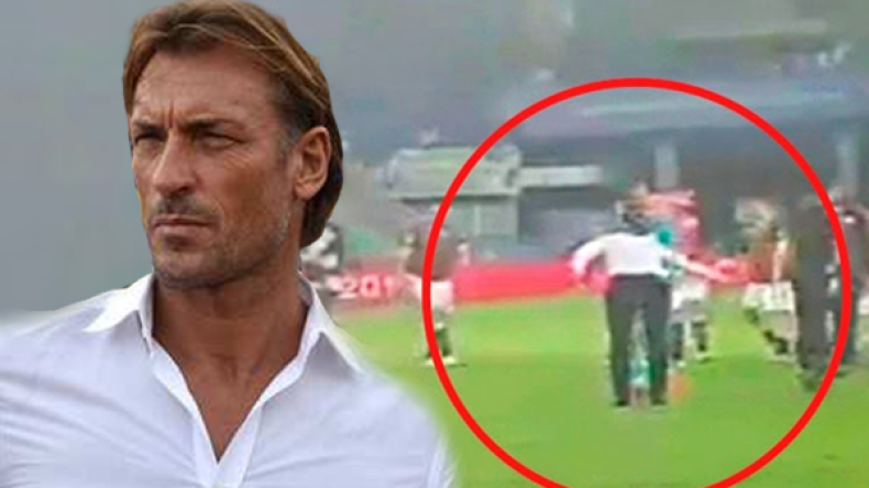 رونار “يركع” للحضري.. والفايسبوك يشبهها بمراسيم حفل “الولاء”