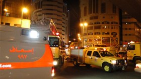 نجاة 250 معتمراً إثر نشوب حريق بأحد فنادق مكة