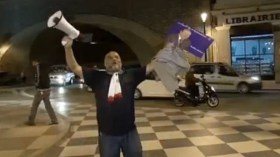 التلفزيون الرسمي يستبق النتائج ويبث صور احتفالات بفوز بوتفليقة