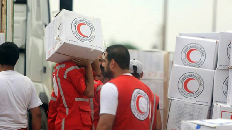 الهلال الأحمر والصليب الأحمر العربيين يدينان قصف قوافل الإغاثة في حلب