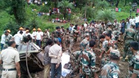 ستة قتلى  في انهيار أرضي في الهند