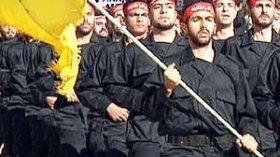 تظاهرة ضخمة لحزب الله تنديدا بحصار غزة