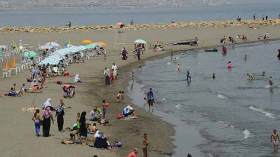 الحماية المدنية تتبرأ من شاطئ الصابلات