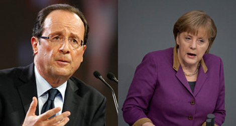 Merkel à Hollande: il faut prendre les décisions nécessaires pour l'Europe
