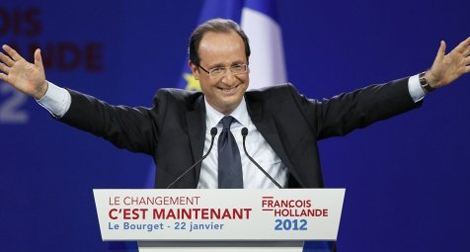 François Hollande élu président de la République française
