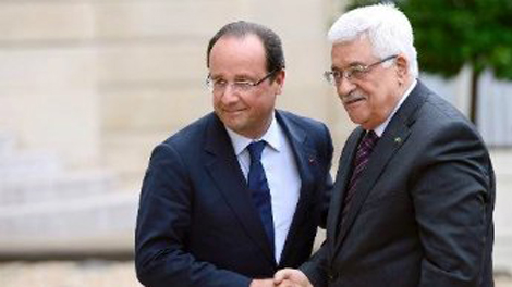 François Hollande poursuit sa visite du côté palestinien