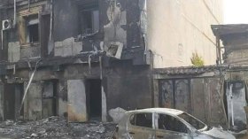 احتراق واجهة فندق “بابيلون” باسطاوالي من دون خسائر بشرية