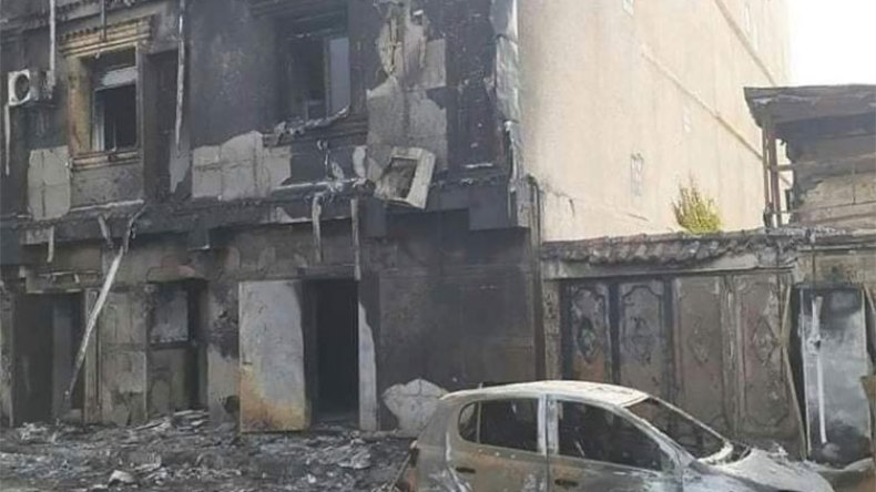 احتراق واجهة فندق “بابيلون” باسطاوالي من دون خسائر بشرية