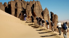 جبال الآهقار بتمنراست … مقصد الآلاف من السياح للاحتفال برأس السنة الميلادية