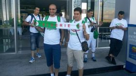 أنصار المنتخب الوطني يصنعون الحدث في البرازيل