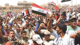 شباب‭ ‬العراق‭ ‬يحضرون‭ ‬لمظاهرة‭ ‬الفردوس‭ ‬ببغداد