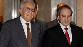الإبراهيمي يواصل لقاءاته بدمشق وأردوغان يتوقع قرب نهاية نظام الأسد