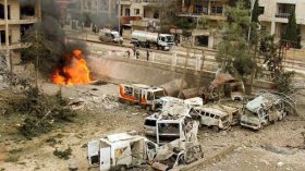 مقتل 49 مدنيا بغارات للطيران السوري على بلدة في إدلب