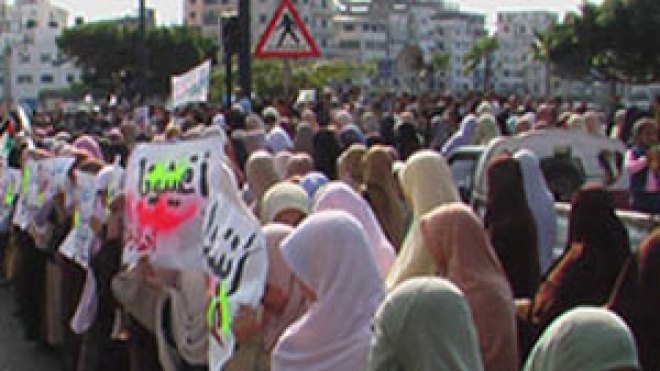 جزائريات تحت حصار الصهاينة في غزة