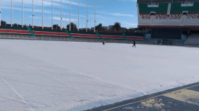 شركة فرنسية تُرمّم البساط الطبيعي لِملعب “5 جويلية”